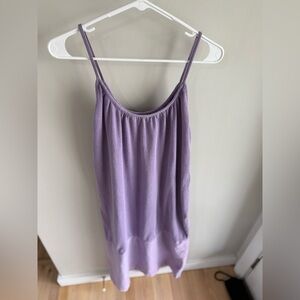 Zara Strappy Maxi Tent Dress - Lavender Light Purple - Size Large